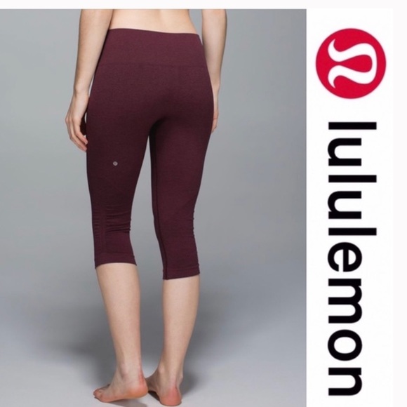 lululemon crops with ruching